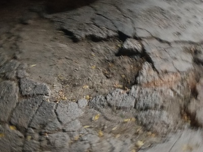 σπασμένο πεζοδρόμιο  Μεγάλου Αλεξάνδρου 40