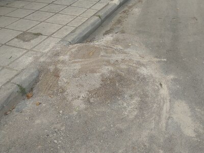 Το συνεργείο του Δήμου ξέχασε