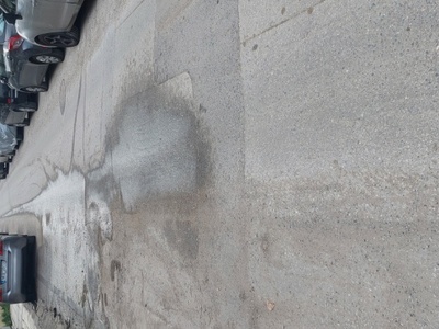 Οχημα σκούπα στην οδό Ανδρούτσου 