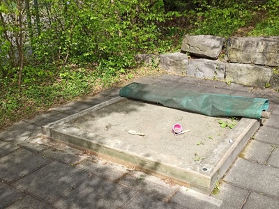 Περιττώματα γατών στην άμμο